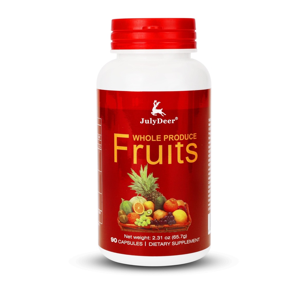 Ovocný dodatek - 90 Celkem Vegetariánské kapsle 124; Balance Natural 16 Celé ovoce Směs 124; Čerstvé Superfood Formule s vitamíny a minerály