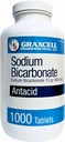 Sodná sůl bikarbonátu Tablety CLAS124; USP 650mg (10 zrn) CLAS124; Relief of Acid Indigestion, Heartburn, Sour Stomach & Upset Stomach CLAS124; Ledviny Health CLAS124; 1000 Count