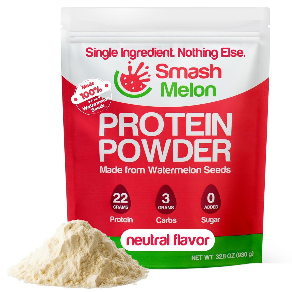 Meloun seed protein Powder Raw - Cold- lisované, Single-Ingredience Neochucené protein Powder- Shake nebo Pečeme s ním