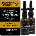 Doc Anderson Botanické Nasal Spray - Přírodní zácpa s Aloe & Thyme pro čistější dýchání, Bojové Irritants, a Moisturizes, Made in USA (2 Pack)