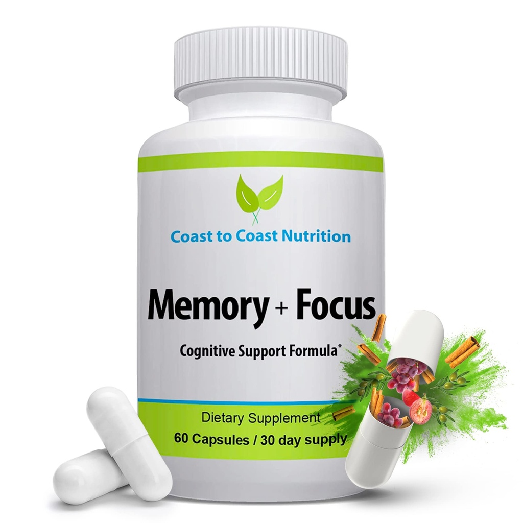 Mozkový dodatek - Paměť, Focus & Clarity - All- natural Brain Boosting doplněk - Vyrobeno s obrovským 41 Nootropní ingredience: Cholin, Pho sphatidylserine, Bacopa Extract, Huperzine A