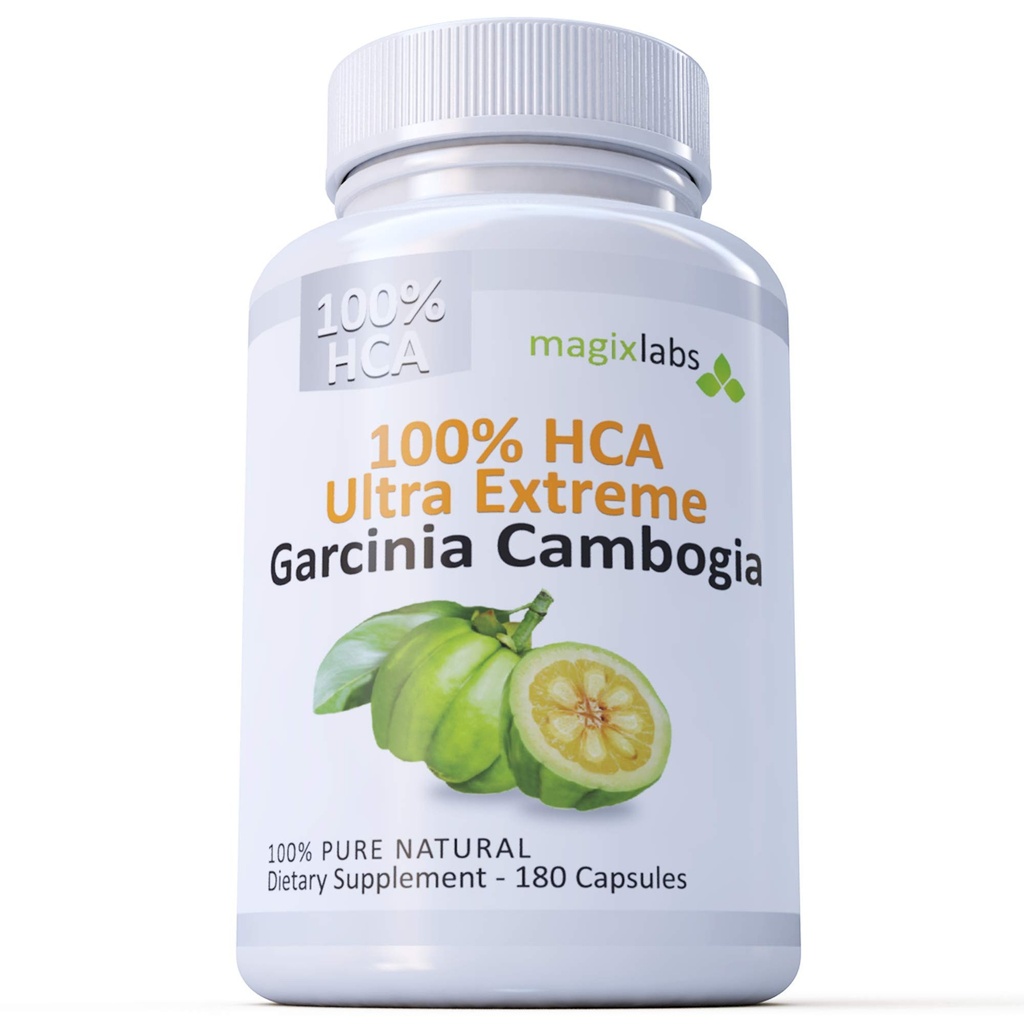 100% HCA Ultra extrémní Garcinia Cambogia Extract - 100% čisté všechny přírodní - Ultimate Fast Action Dodatek