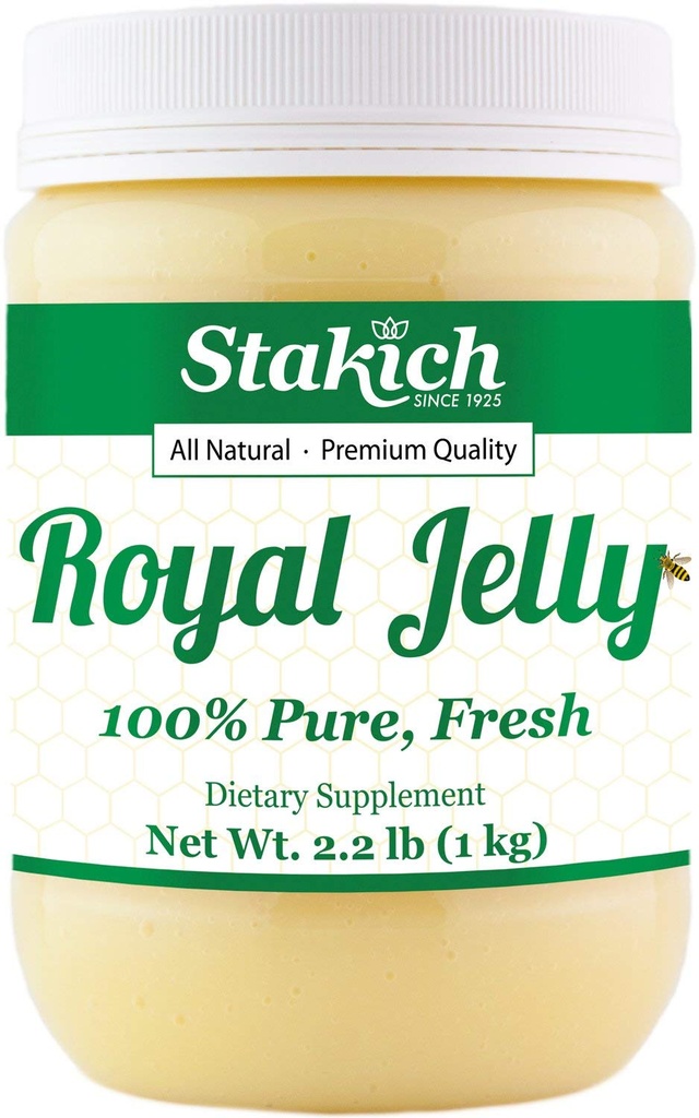 Stakich Fresh Royal Jelly - Čisté, všechny přírodní - Žádné přísady / Flavors / Konzervanty Přidáno - 1 kilogram (2.2 Pounds)