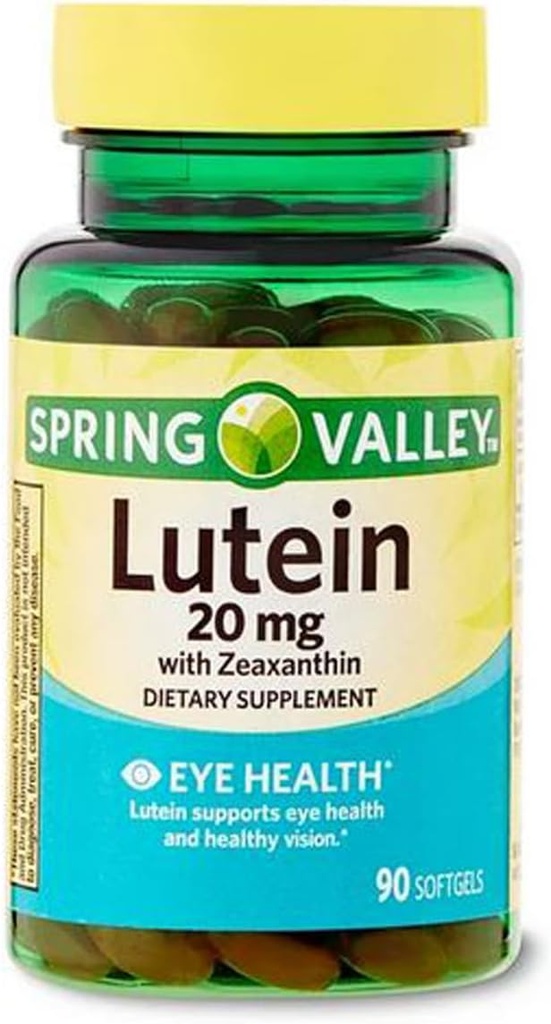 Lutein s Zeaxnthinovým výživovým doplňkem, 20 mg, 90
