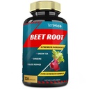 Beet Root Extract Kapsle, 4 měsíce Dodávka & Zelený čaj, Ginseng, Black Pepper 124; Zvýšená energie, Atletic Performance Podpory, Posiluje Stamina 124; Nutritional Workout doplňky