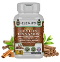 Ceylon Skořice Kapsle, Energie, Srdce & Metabolismus Podpora, Certified Organic Ceylon Skořice Pills, Non- GMO, Vegan, Gluten- Free - 120 Kapsle