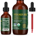 Globální léčebné centrum - vitamín B12 Sublingual 5000 MCG Organic Liquid Supplement, Methylkobalamin, Adenosylkobalamin, Hydroxo Long-Lasting Energy a zdravý metabolismus - Vegan B12 Vitamíny (1 Oz)