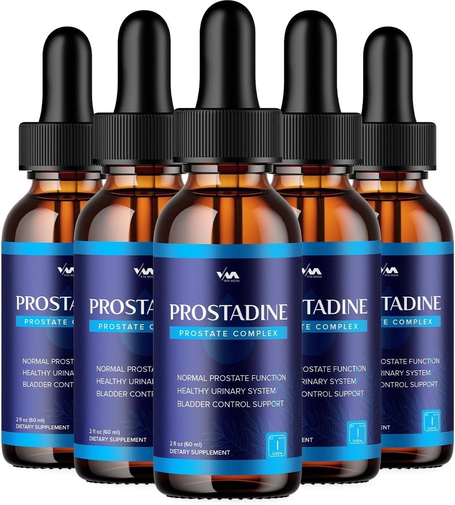 Prostadine Drops for Prostate Health - Prostadine Blinder & Urination Support, Maximální síla, 2024 Zlepšený vzorec, 5 - Měsíční dodávka