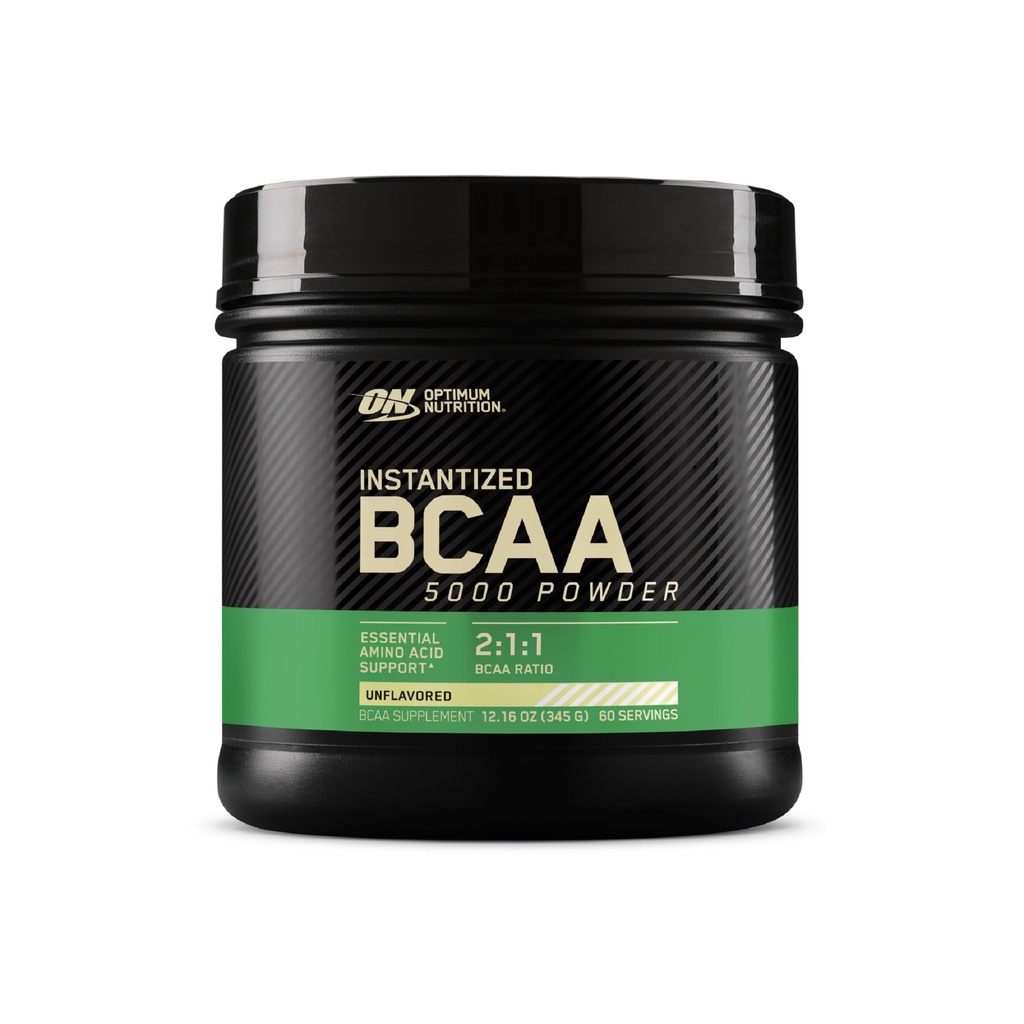 Optimum Nutrition Instantized BCAA Powder, Neochucený, Keto Friendly Branched Chain Essential Amino Acids Powder, 5000mg, 60 Servings (Balení květen Vary)