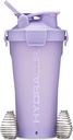 Hydra Cup DualShaker Pro 32 oz Shaker Bottle for Protein Shakes, Shaker Cup w / Handle & Ball Blender Whisky, Dual Mixing Shaker Bottle with Storage, 2 in 1, for Travel To Go, BPA Free (Purple)