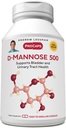 ANDREW LESSMAN D- Mannose 500 mg - 60 Kapsle - Podporuje močový měchýř, ledviny, a močové trakt zdraví. Čisté, non-GMO D-Mannose. Žádné přísady. Snadné spolknutí tobolky