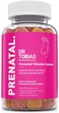 Dr. Tobias Prenatal Vitamin Gummy, Iron Free Prenatal Vitamíny s DHA a kyselina listová, Niacin, Biotin, B6, & B12, Zahrnuje rybí olej, pro pre & postnatální podporu, 60 Gummies, 30 Servings