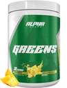 Alpha Supplies - Alpha Zelené dodatek 124; Ovoce a zelenina Superfood Powder 124; Více než 40 přírodních rostlinných složek na bázi 124; Prebiotic & Probiotic Digestive Support Blend - 30 Služeb (Ananas)