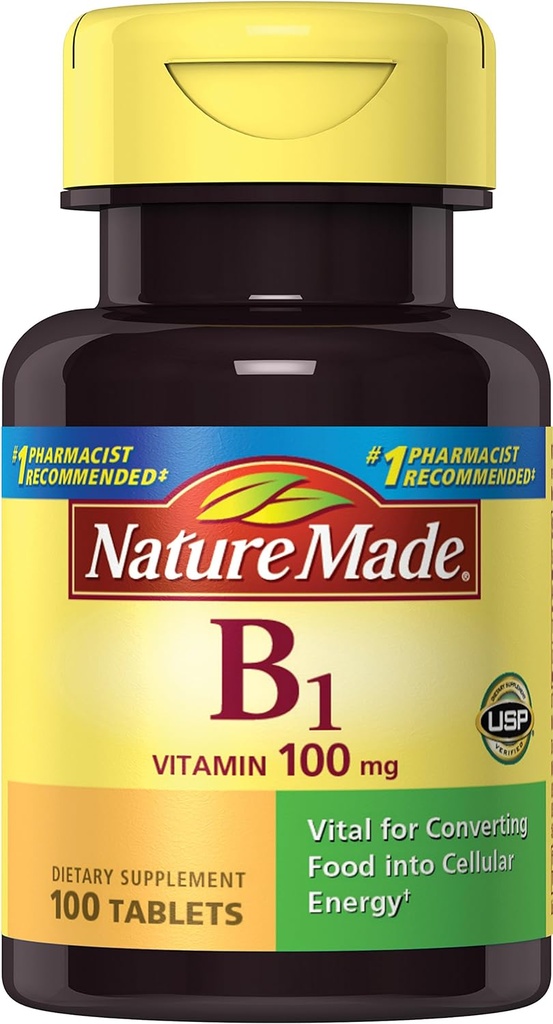Nature Made Vitamin B1, 100 Počet (balení po 6)