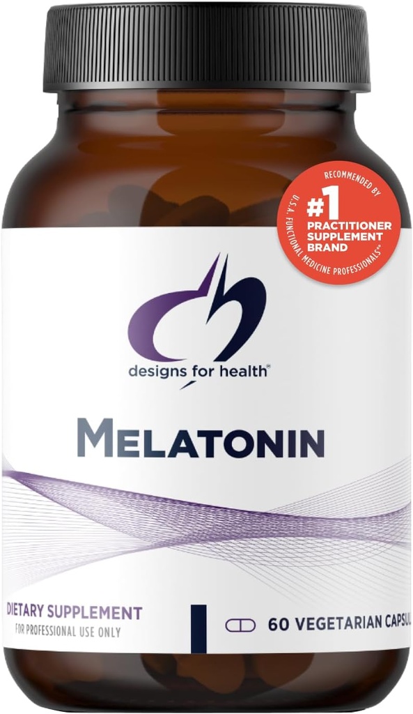 Designy pro zdraví Melatonin 3 mg - pro dospělé - Vegetarian + Non- GMO (60 tobolek)