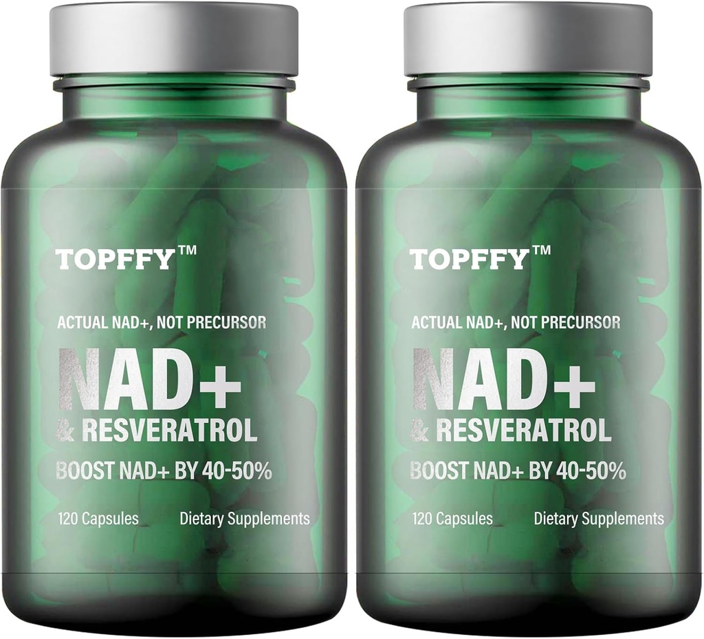 NAD + & Resveratrol Dodatek, 240 Softgels NAD + Posílení doplněk pro Max Absorpce pro podporu Cellulární energie stárnutí obrany