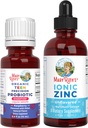 MaryRuth Organics Precision Probiotic Probiotic for Teens (Raspberry) & Zinek Kapky 124; Clean Label Project Ověřený ® Gut 124; Vitamíny pro Gut Health, Imunity Support, & Celkově Wellness Gluten zdarma