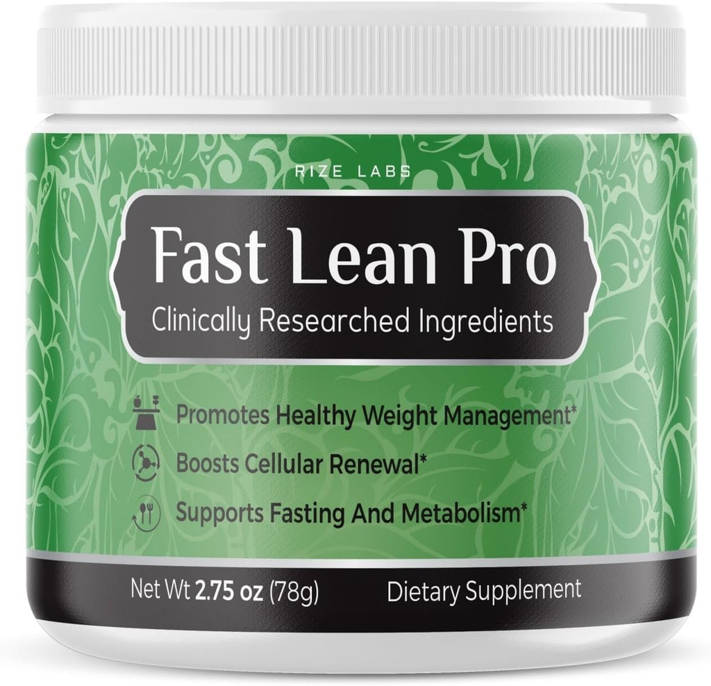 rize laboratoře Rychlý Lean Pro Advanced doplněk Formule Hydration BCAA Drink Kapsle v džbánu, Snadno Scoop a chutná skvěle (30 Služení)
