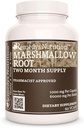 Remedy je výživa Marshmallow Root 124; 1000 mg, 60 Vegan Kapsle Bylinné dietní dodatek 124; Dva měsíce dodávky