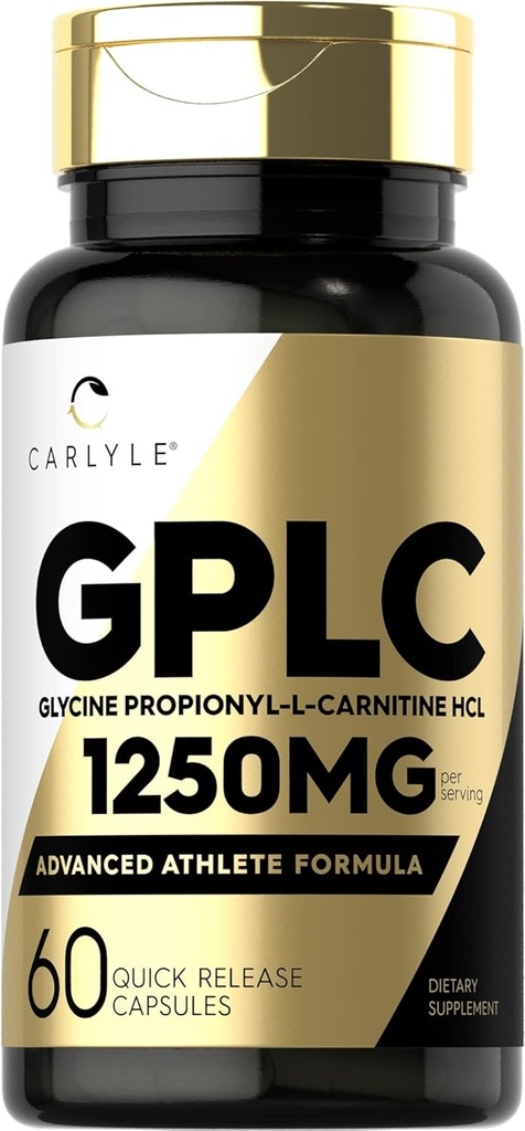 Carlyle GPLC dodatek 1250mg PHARMAD 124; 60 Kapsle PHARMAL 124; Glycine Propionyl- L- Carnitin PHARMAL 124; Advanced Athlet Formule PHARMAL 124; Non- GMO, gluten zdarma