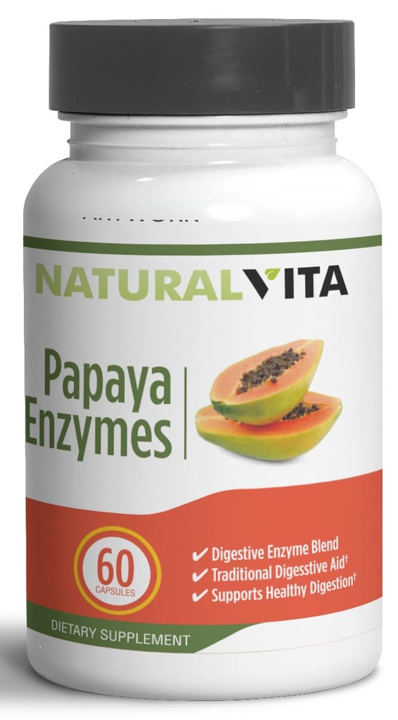 Generické přírodní Vita Papaya Enzymy, Trávicí léčba pomoc s enzymem Blend, Dietní dodatek, Nurish Your Gut s naším Papaya enzyme Blend pro trávicí harmonii a well- Bytí.