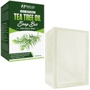 Tea Tree Oil mýdlo Bar pro tvář & tělo, 4oz - Antimykotická antiseptická přírodní remedy kůže Cleanser - čistý esenciální olej Infuze péče o pleť Čištění proti Fungal Bar mýdlo pro houbu, Ringworm, Akné