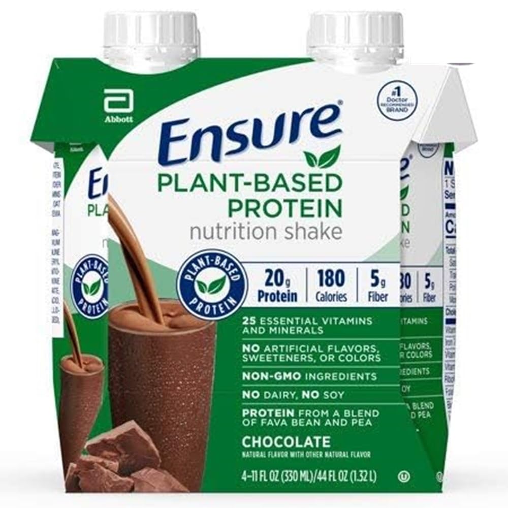 Zajistit rostlinný protein nutriční třepání čokoláda 11 Fl Oz každý (balení po 2) 2