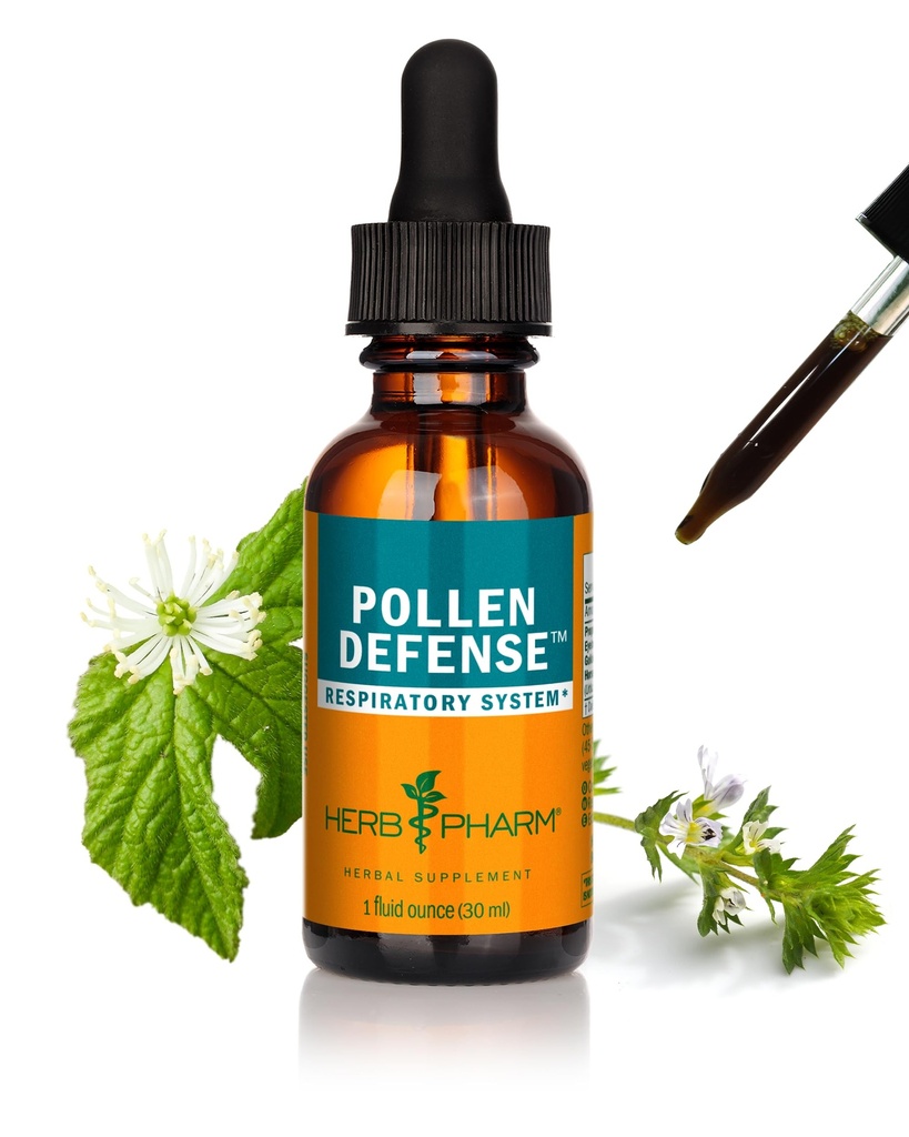 Herb Pharm Pollen Defense Liquid Bylinné Formule pro podporu respiračního systému - 1 Ounce (FEYE01)