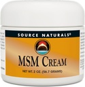 Zdroj Naturals MSM Cream - Obsahuje vitamín E a Ginkgo - 2 oz