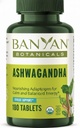 Banyan Botanicals Ashwagandha Tablety - Organic Ashwagandha Root - Renowned Herbal Adaptogen for Natural Energy Support and Stress Support * - 180 Tablety - Non- GMO Udržitelně Sourced Vegan