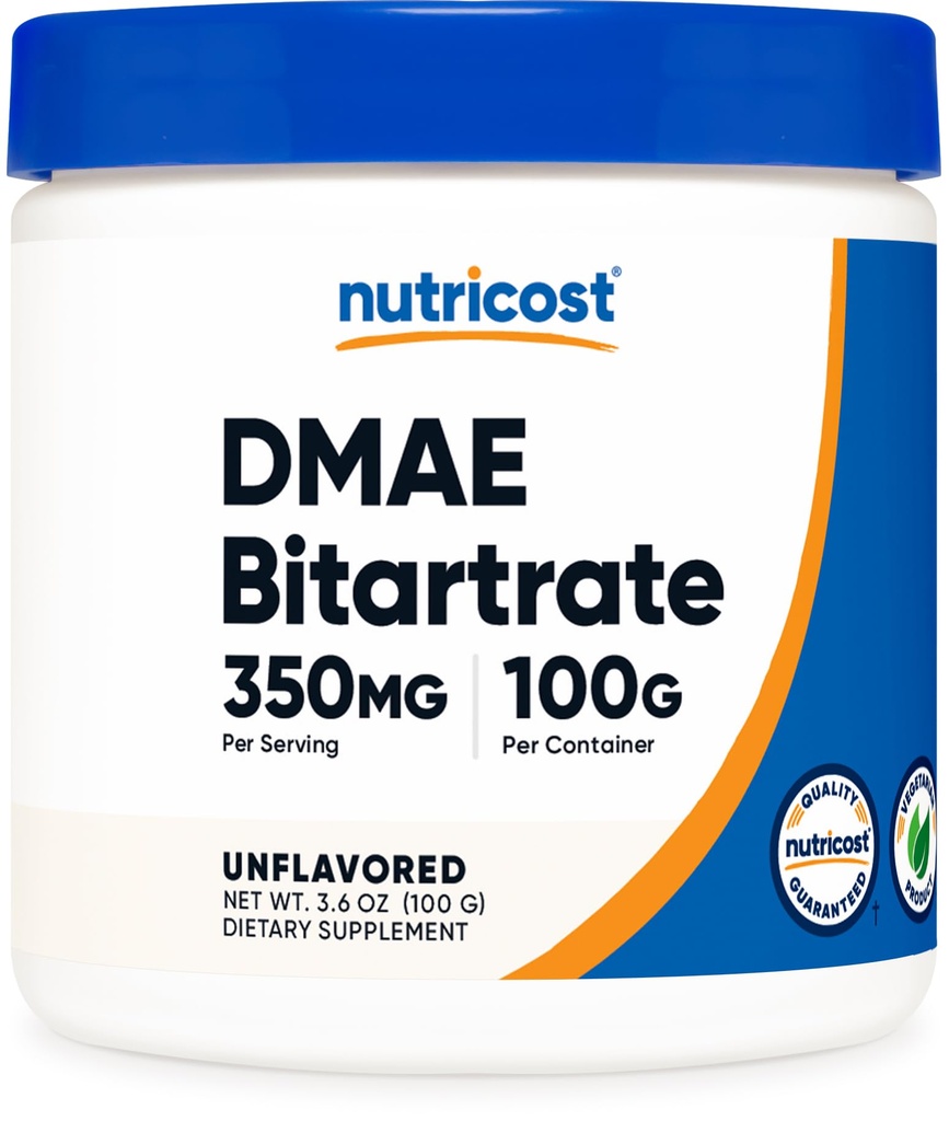 Nutricost čistý DMAE- bitartarát prášek 100 gramů