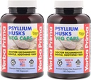 Yerba Prima Psyllium Husks Fiber Veg Caps - 180 (balení po 2)