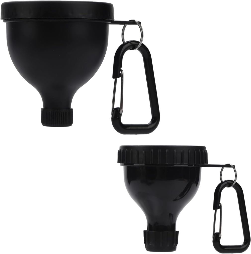 2 Pcs Protein Powder Container, Přenosný protein Powder Travel Container, Protein Powder Funnel, Vodní nádobky pro pudrové směsi, Pre Workout / Gym doplněk Nápoje Keychain (50ml + 100ml)