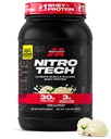 Muscletech Whey Protein Powder (Vanilla Cream, 2.2 Pound) - Nitro- Tech Ultimate Muscle Building Formule with Syney Protein Isolate - 30g proteinu, 3g Creatin & 6.8g BCAA - Balení May Vars
