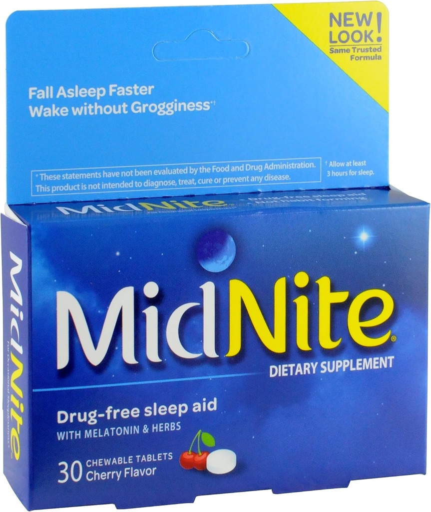 MidNite přírodní spánkový doplněk, 30-Count Box (balení po 2)