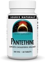 Zdroj Naturals Pantethine, Podporuje Cholesterl Wellness *, 300 mg, 60 tablet