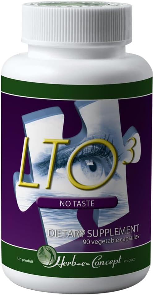 LTO3 No Taste with L- Theanine, Omega 3 and Skullcap - Concentration & Focus (90 Caps)