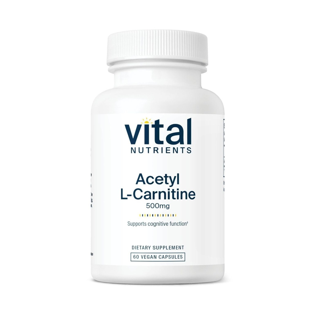 Vital Nutrients Acetyl L- Carnitin 500mg Př