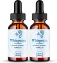 Whispeara Tinnitus Relief for Ringing Uars Drops, Ring Clear Tinnitus Liquid Drops, Maximální síla, Pokročilá formule dodatek pro slyšení, Ušní vyzvánění Tinnitus, Whispeara Recenze (2 Pack)