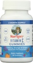 MaryRuth Organics Vitamin C Gummies C124; dodatek pro imunitní podporu a celkové zdraví C124; doplněk pro Imunitní podporu C124; Vitamin C pro dospělé a děti C124; Vegan C124; Non- GMO C124; 60 Služeb