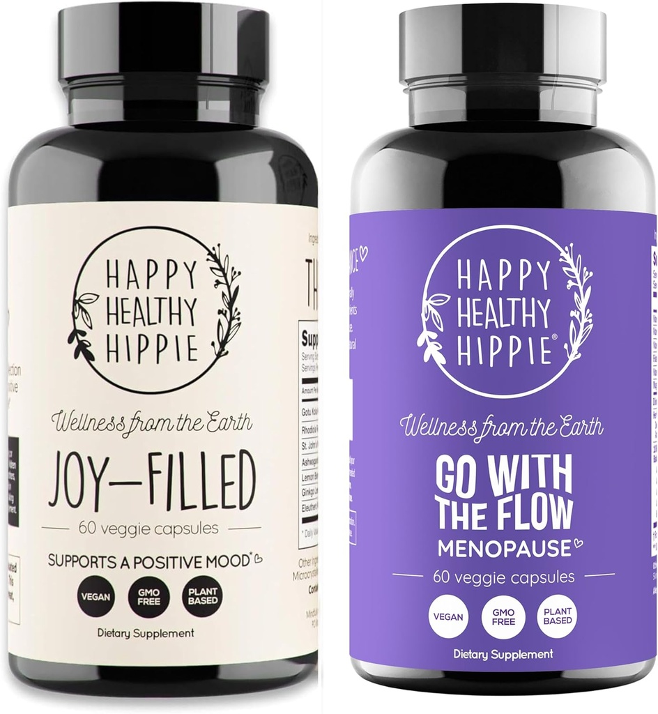 Šťastný zdravý hippie Přejít s Flow Menopauza Podpora & Joy Plněné Mood Podpora
