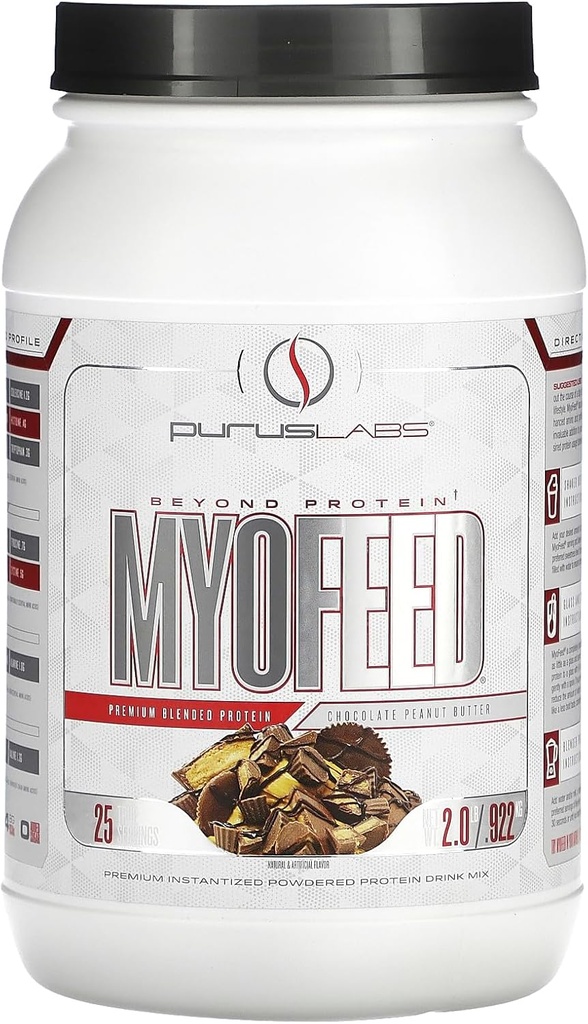 PURUS LABS Myofeed Pb2, Čokoláda, 2 libry