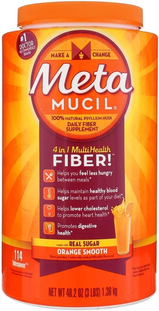 Metamucil oranžová hladká velikost 114 dávek