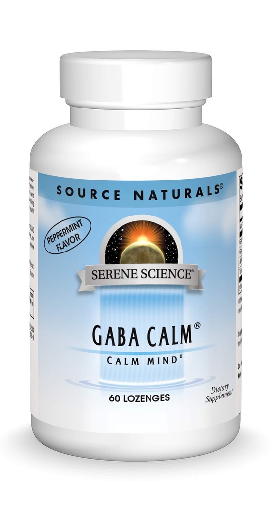 Zdroj Naturals Serene Science, GABA Calm Quick Disolving Pepermint Flavor * - 60 Lozenges