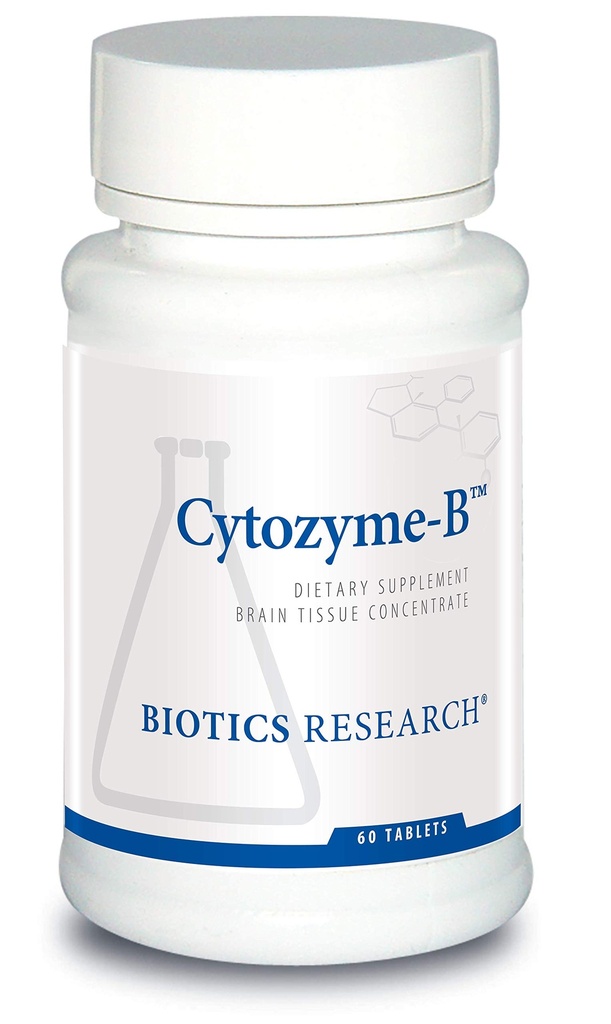 Biologický výzkum Cytozyme B podporuje zdraví mozku. Syrový jehněčí mozek, zlepšuje paměť, podporuje duševní jasnost a ostrost, potentní antioxidační aktivita, SOD, kataláza, 60 tablet