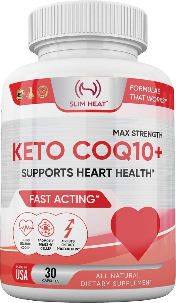 CoQ10 200mg - Rychlý absorpční vzorec pro ženy a muže - Podporuje zdravé srdce - Všechny přírodní koenzym Q10 dodatek - Non GMO, Made in USA - 30 Day Supply
