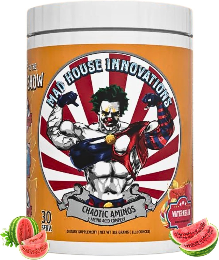 Vodní meloun Kompletní esenciální aminokyseliny Komplexní dietní dodatek pro duševně choré čerpadla 10.50G aminokyseliny, 11.11 Oz podporuje svalovou obnovu a výrobu energie 30 Služeb