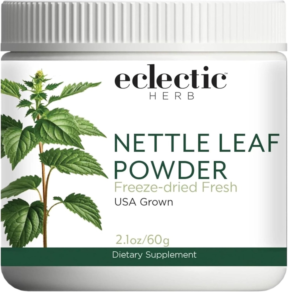 Eklectic Institute Raw Fresh Freeze- Sured Nettle Leaf All Food Powder 124; 2.1 oz (60 g)