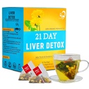 Aromlife 21 Day Mléko Thistle Játra Detox Tea, pro očištění jater a podpůrnou péči, Mléko Thistle Tea s vysokým obsahem Thistle Thistle Játra Detox Mléko Thistle Seed a Licorice Root