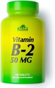 ALFA VITAMINS vitamin B2 (Riboflavin) 50mg dodatek, podporuje výrobu energie, kůže, oči a kognitivní zdraví, non GMO, gluten zdarma, dodatek stravy pro denní zdraví a well- Being 100 Tablet
